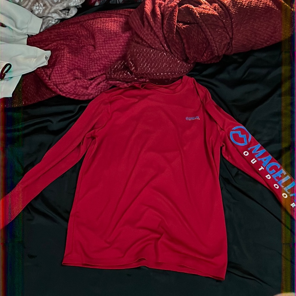 Red Magellan Outdoors Dry Fit Long Sleeve